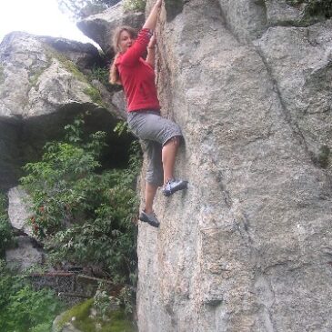 Bouldering v malebnom udoli Reschen