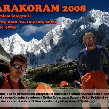 Pozvánka na prezentáciu-Karakoram 2008